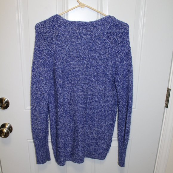 Heathered Purple/Blue Cardigan AEROPOSTALE sz S - Picture 4 of 7